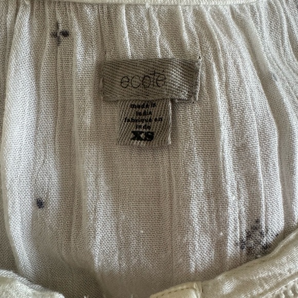 Patterned Cold Shoulder Top - Picture 4 of 4